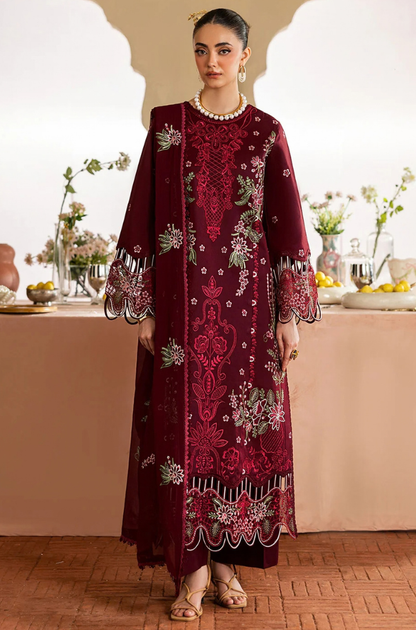 Mor Bagh Embroidered Dhanak Three Piece MB-409